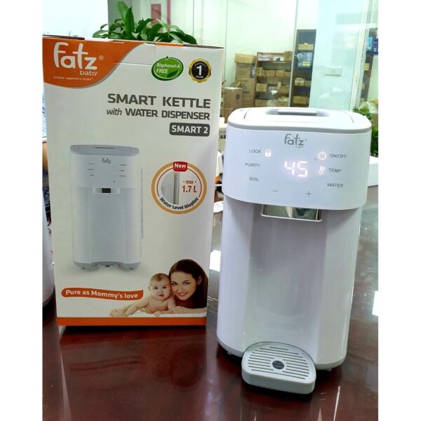 BÌNH ĐUN VÀ HÂM NƯỚC PHA SỮA THÔNG MINH FATZBABY - SMART 2 - FB3817TN