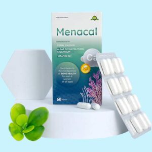 Canxi Menacal - Canxi từ tảo biển và san hô cho mẹ bầu và trẻ nhỏ (hộp 60 viên)