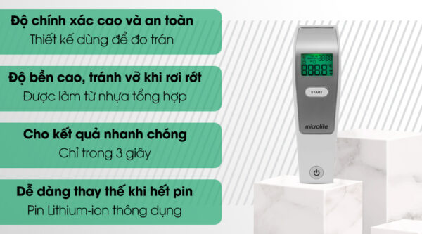 Nhiệt kế hồng ngoại đo trán Microlife FR1MF1