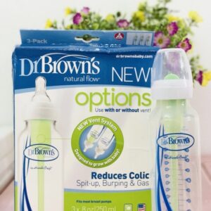 Bình sữa Dr.Brown's cổ hẹp 120ml và 250ml nhựa PP Options Plus tách set