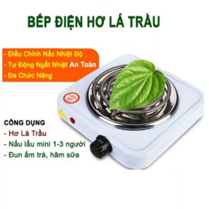 BẾP HƠ LÁ TRẦU CHO BÉ