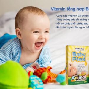 Vitamin cho bé Natures Plus Baby Plex Animal Parade 60ml của Mỹ