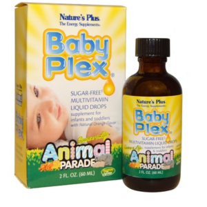 Vitamin cho bé Natures Plus Baby Plex Animal Parade 60ml của Mỹ