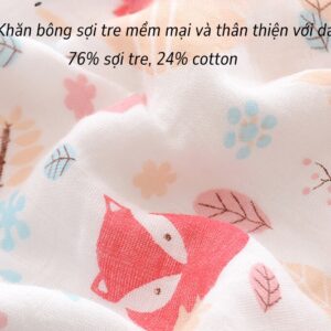 KHẮN TẮM SỢI TRE VIỀN 4 LỚP LOẠI 1