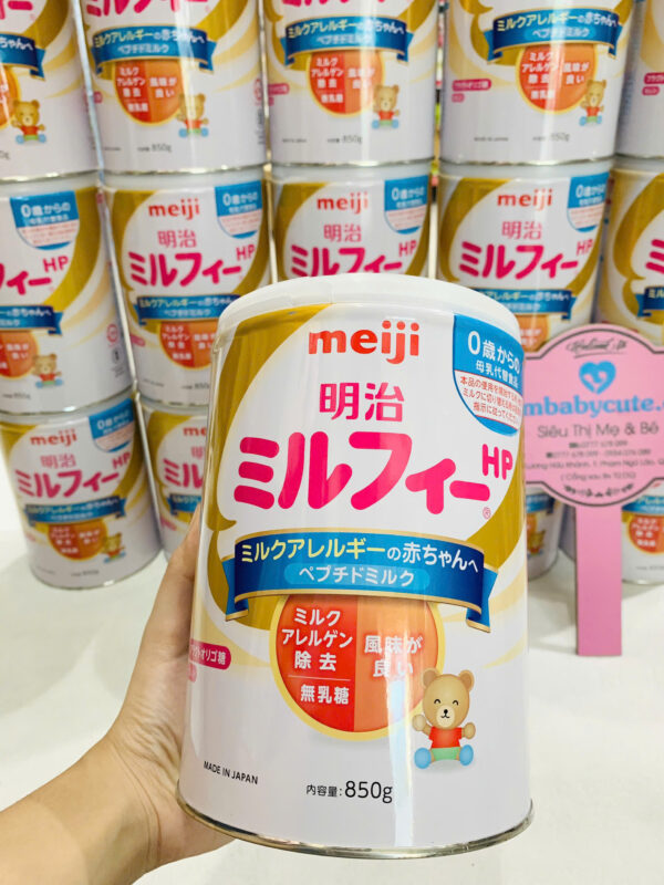 Sữa Bột Meiji HP Nội Địa Nhật Hộp 850g Cho Bé Dị Ứng Đạm Bò Từ 0-36 Tháng