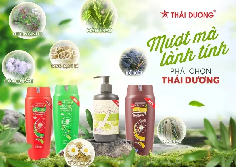 Hướng dẫn sử dụng dầu gội Thái Dương 7 cho bé