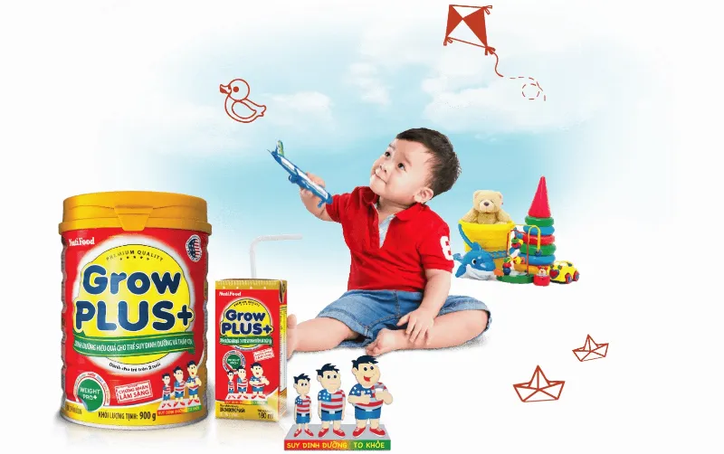 So sánh sữa Grow Plus trắng pha sẵn 110ml với các loại sữa khác