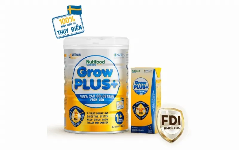 Giá sữa Grow Plus đỏ