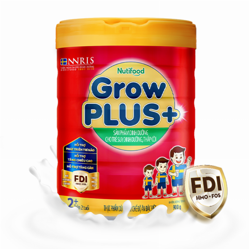 Thành phần dinh dưỡng sữa Grow Plus đỏ